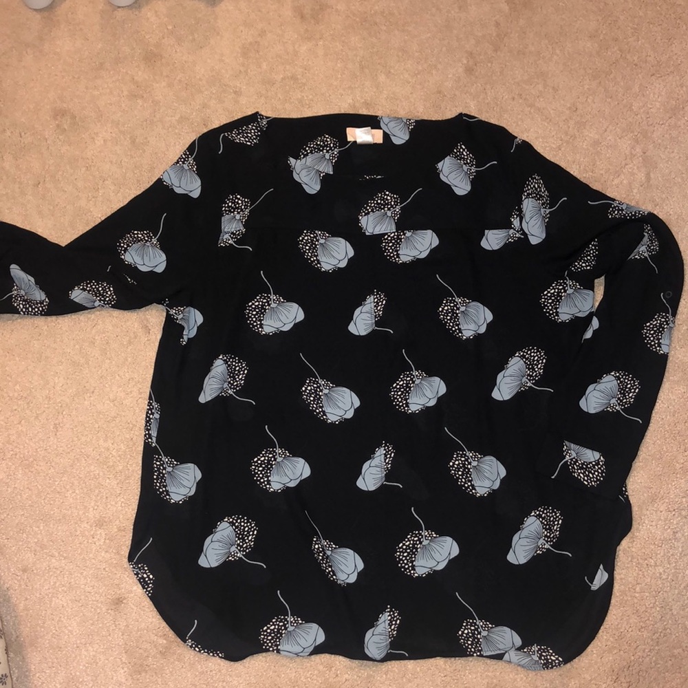 LOFT Floral Blouse